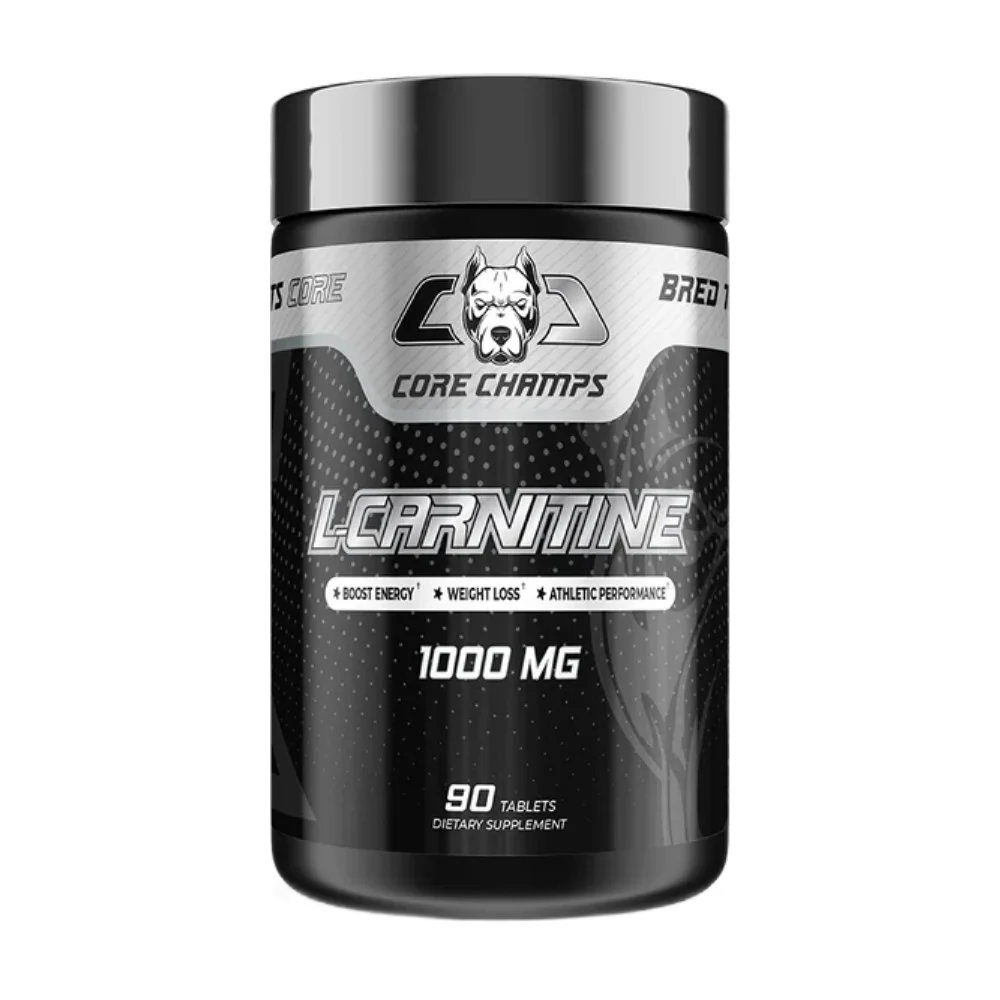 Core-Champs-L-Carnitine-1000Mg-90-Tablets-90-Servings Core Champs, L-Carnitine, 1000Mg, 90 Tablets, 90 Servings - Image 1