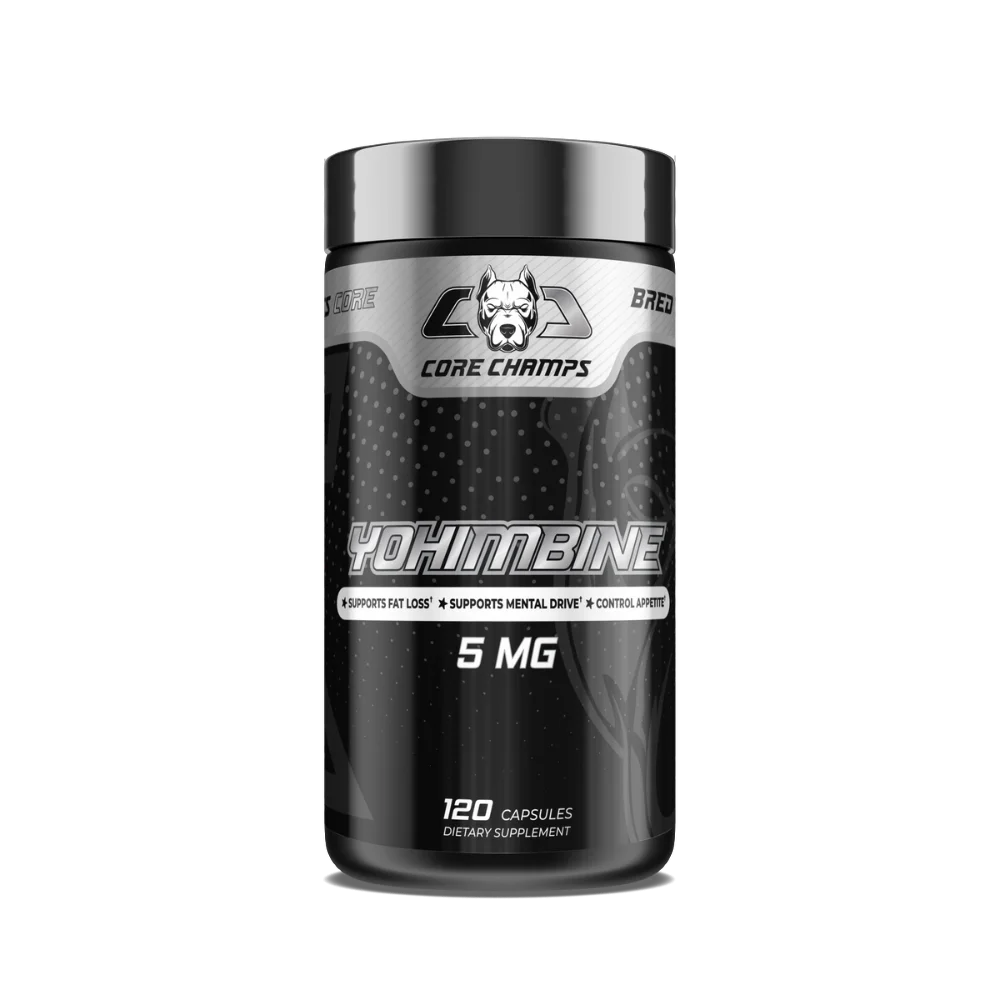 Core-Champs-YOHIMBINE-HCL-5mg-120-Capsules-120-Servings Core Champs, YOHIMBINE HCL, 5mg, 120 Capsules, 120 Servings - Image 1
