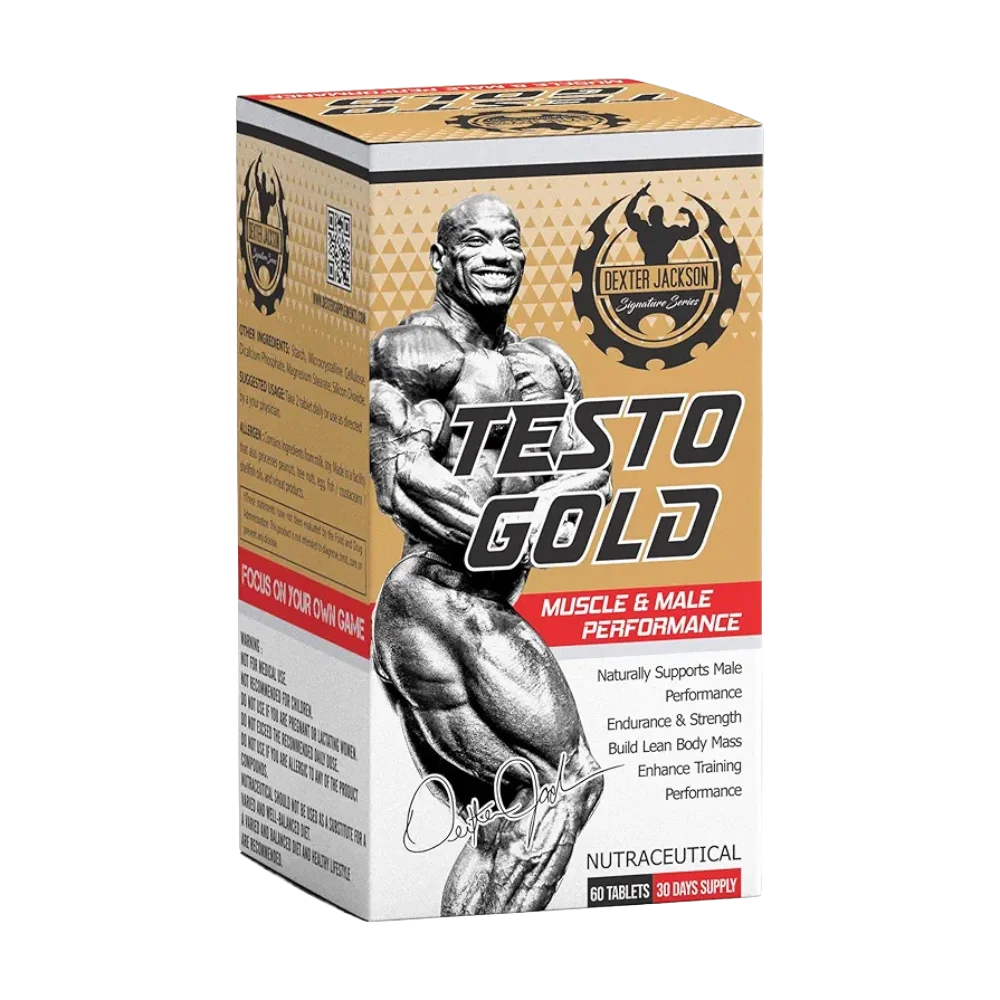 Dexter-Jackson-Testo-Gold-60-Tablets-30-Servings-1 Dexter Jackson, Testo Gold, 60 Tablets, 30 Servings - Image 1
