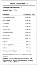 Marvelous Nutrition, Experiment Pre-Workout, 480g, 25 Servings - Image 2