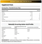 Novogen Pharma, Whey Isolate, 1kg, 30 Servings - Image 2