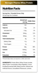 Novogen Pharma, Carb+, 1KG, 25 Serving - Image 2
