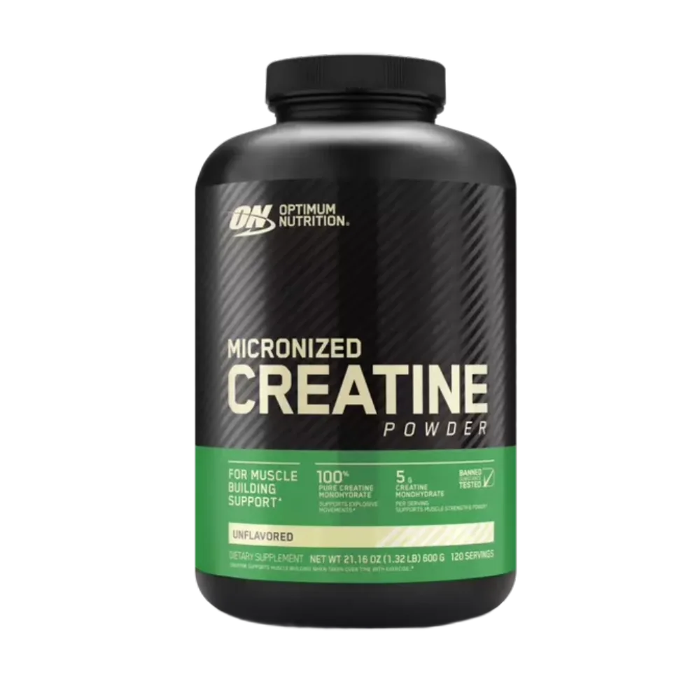 Optimum-Nutrition-Creatine-Micronized-600g-120-Servings Optimum Nutrition, Creatine Micronized, 600g, 120 Servings - Image 1