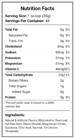 Vertex Nutrition, Carb powder, 1.5kg, 45 Servings - Image 2