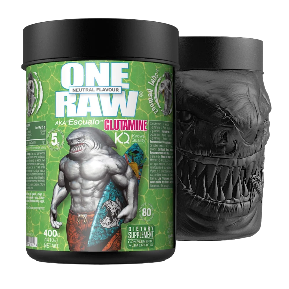 Zoomad-Labs-ONE-RAW-Glutamine-400g-80-servings-Neutral-Flavour Zoomad Labs, ONE RAW Glutamine, 400g, 80 servings - Image 1